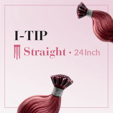 DreamCatchers i-tip extensions, straight, 24"