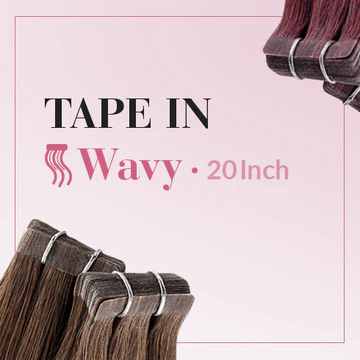 DreamCatchers tape-in extensions, wavy, 20"