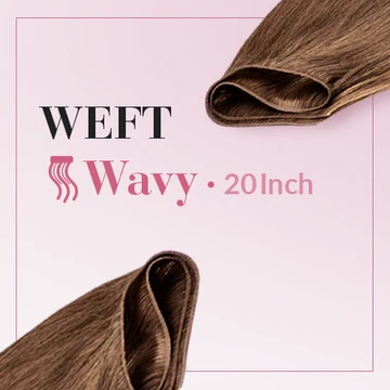 DreamCatchers weft extensions, wavy, 20"
