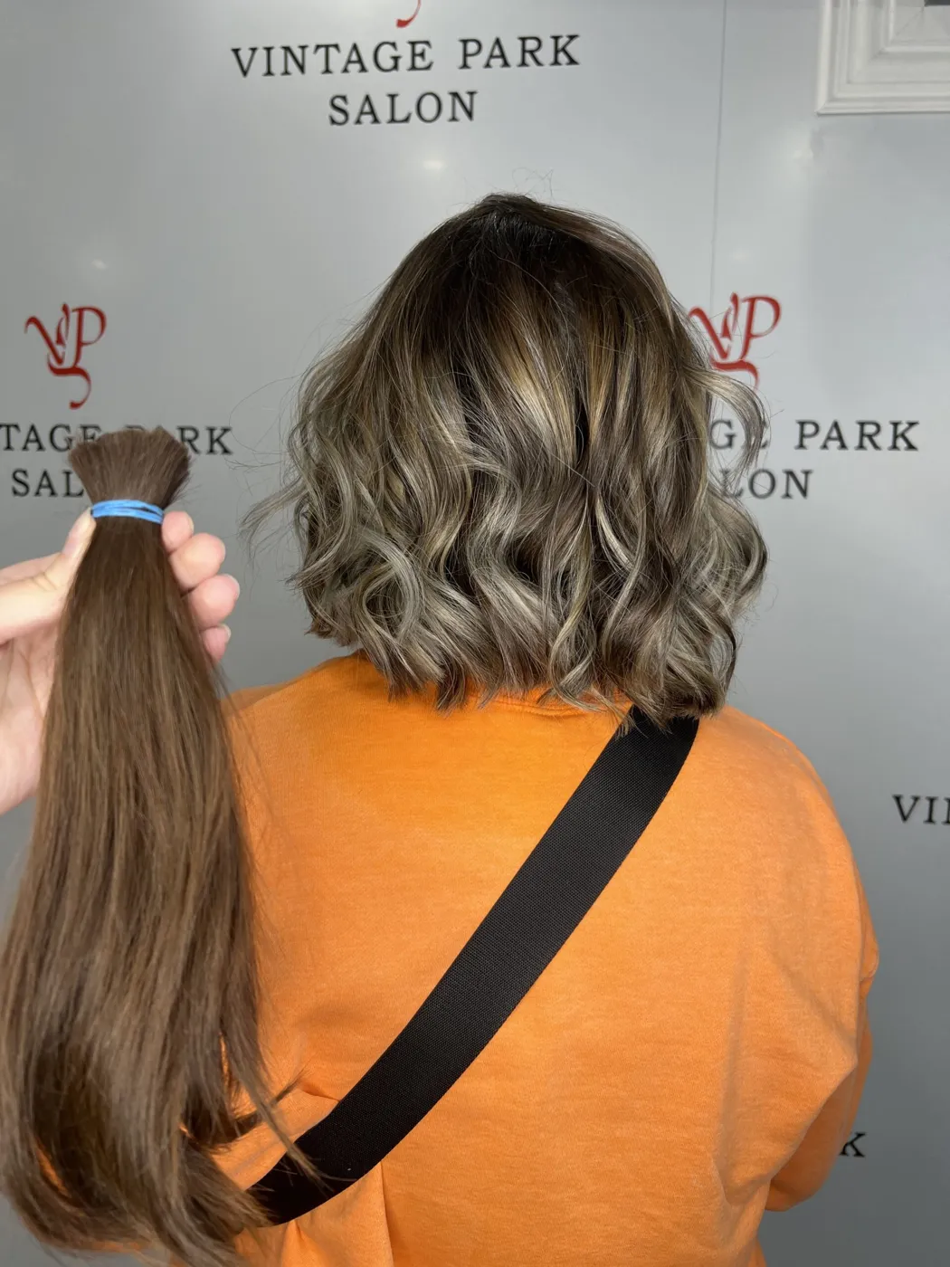 Finished salon style at Vintage Park Salon