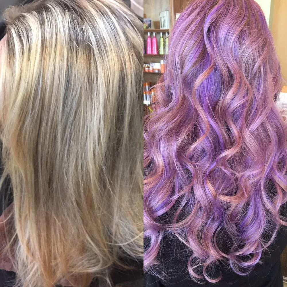 Finished hair result at Vintage Park Salon